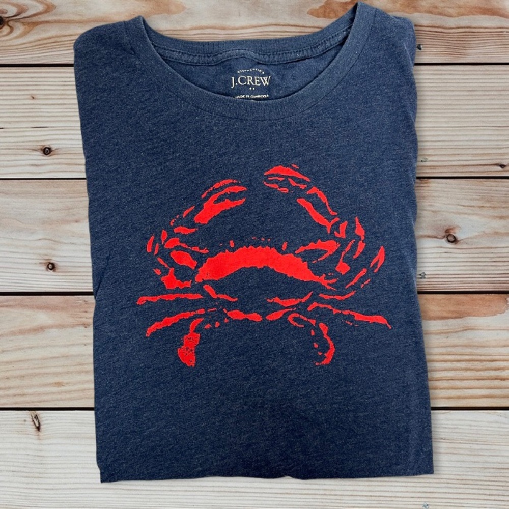 J Crew Mens Carb Graphic T